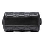 Gucci Bauletto Mini GG Nero in Pelle
