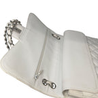 Chanel Jumbo 30 Caviar Bianca Edizione Milano