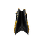 Prada Mini Tote Nera in Saffiano e Gemme