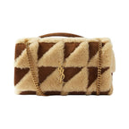 YSL Jamie Medium in Suede and Shearling