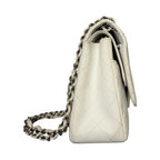 Chanel Jumbo 30 Caviar Bianca Edizione Milano