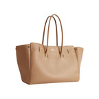 Balenciaga Bel Air Carry All Media Caffè Latte