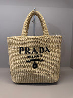 Prada borsa raffia