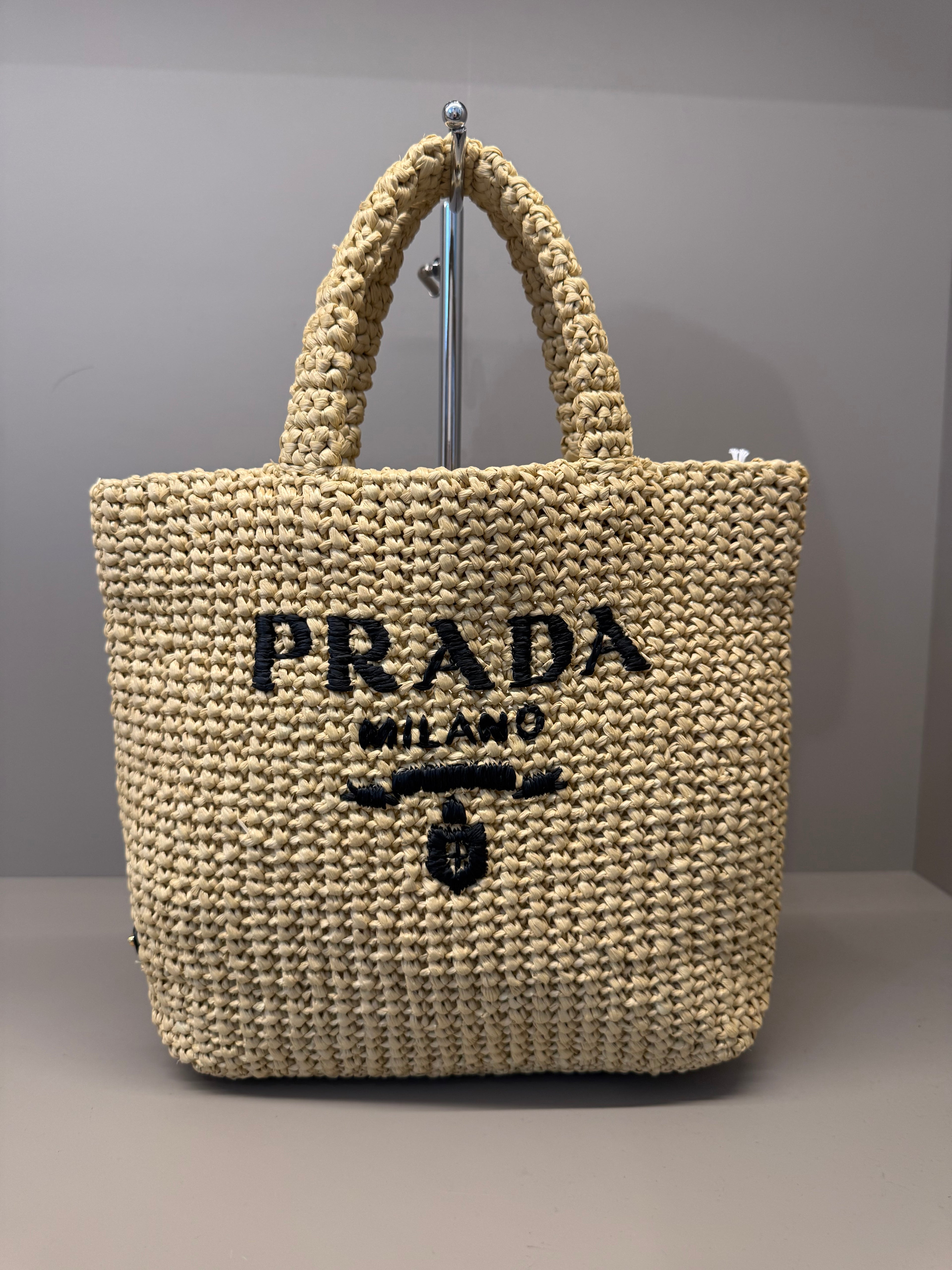 Prada borsa raffia