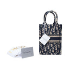 Dior Mini Book Tote Jacquard Blu