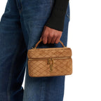 YSL Gaby Vanity Medio Marrone Scamosciato