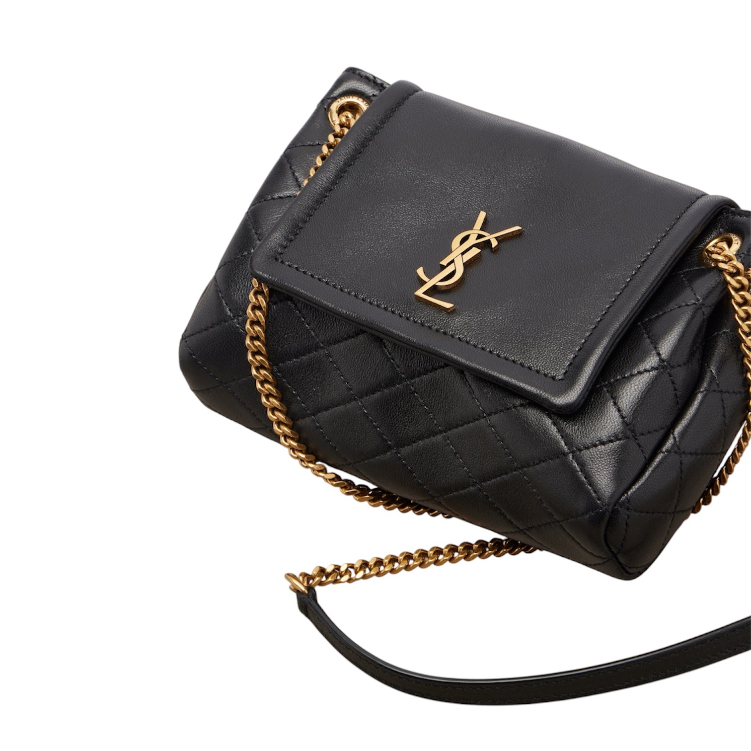 YSL Nolita Mini Nera in Pelle