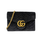 Gucci Marmont Chain Nera in Velluto