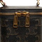 Celine Vanity Triomphe Mini Marrone