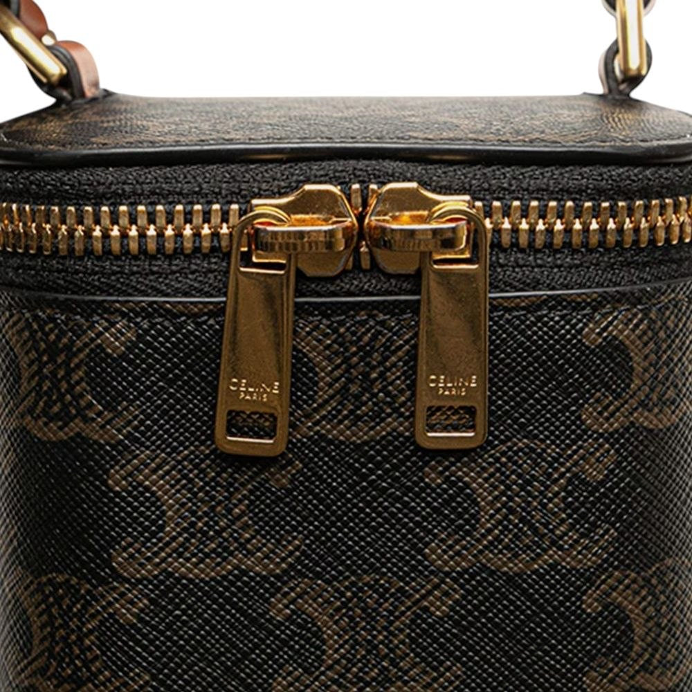 Celine Vanity Triomphe Mini Marrone