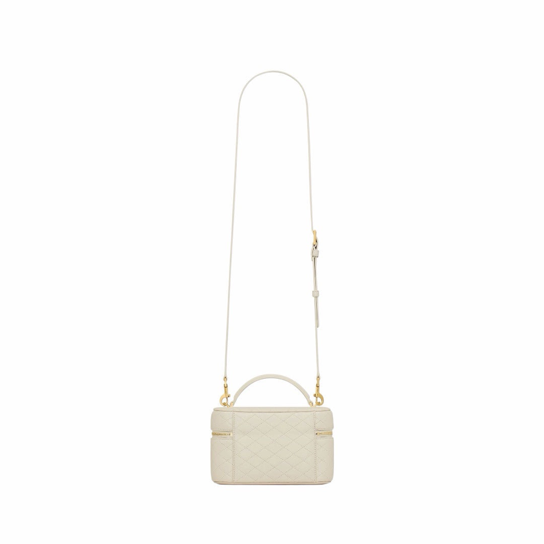 YSL Gaby Vanity Bag in pelle Bianca