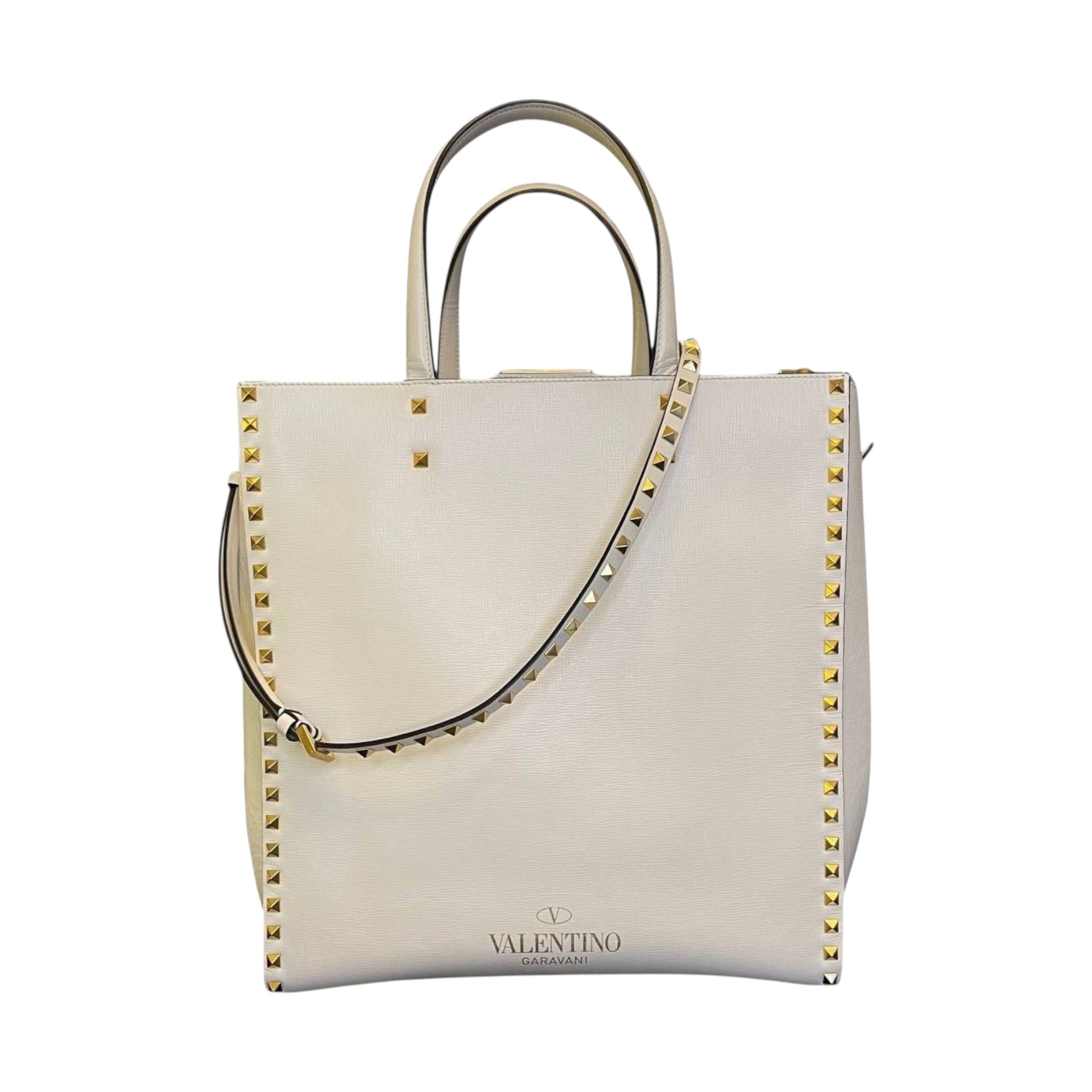 VALENTINO ROCKSTUD ALCOVE TOTE BAG