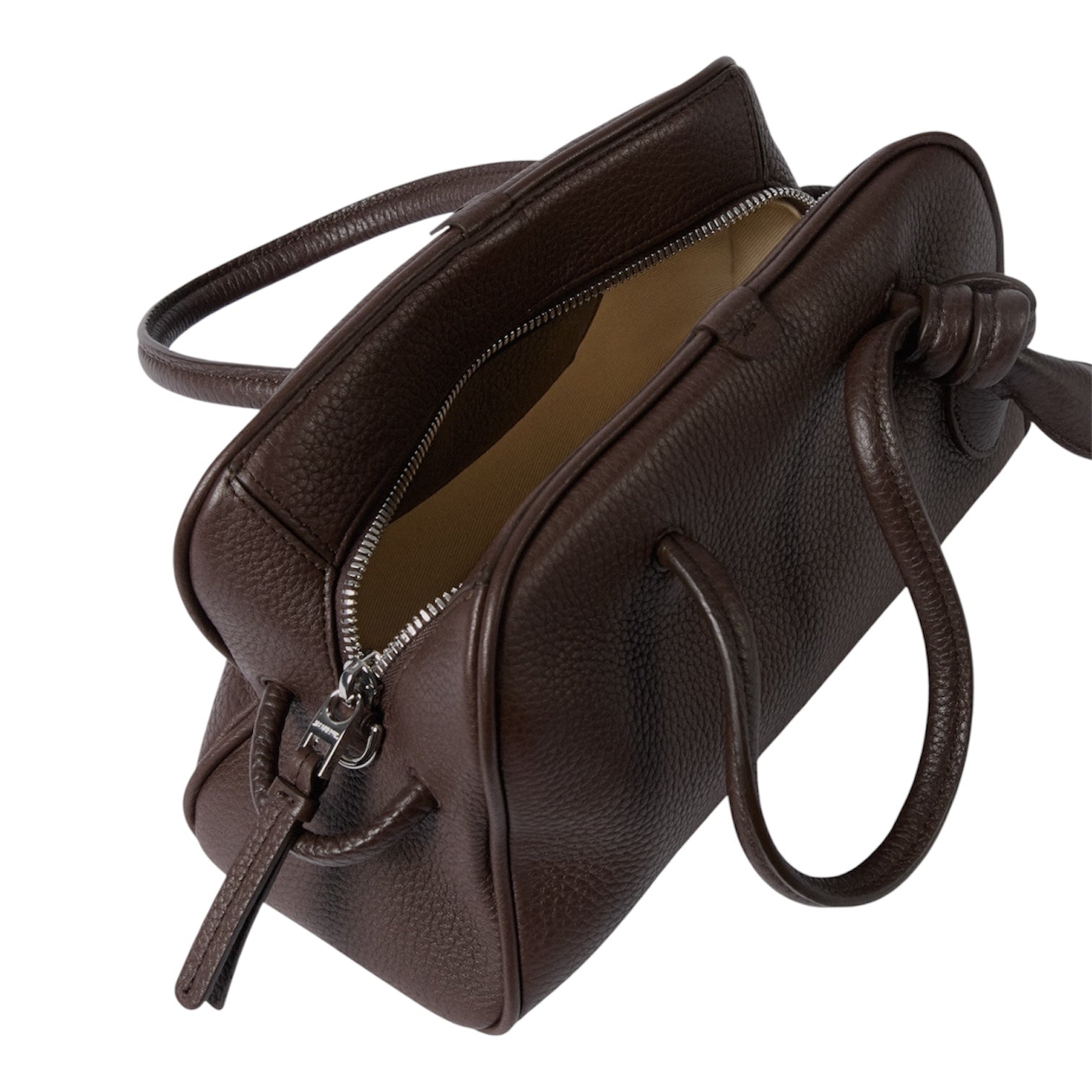 Jacquemus Petit Turismo Marrone in Pelle
