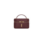 YSL Gaby Vanity Bag in pelle Bordeaux