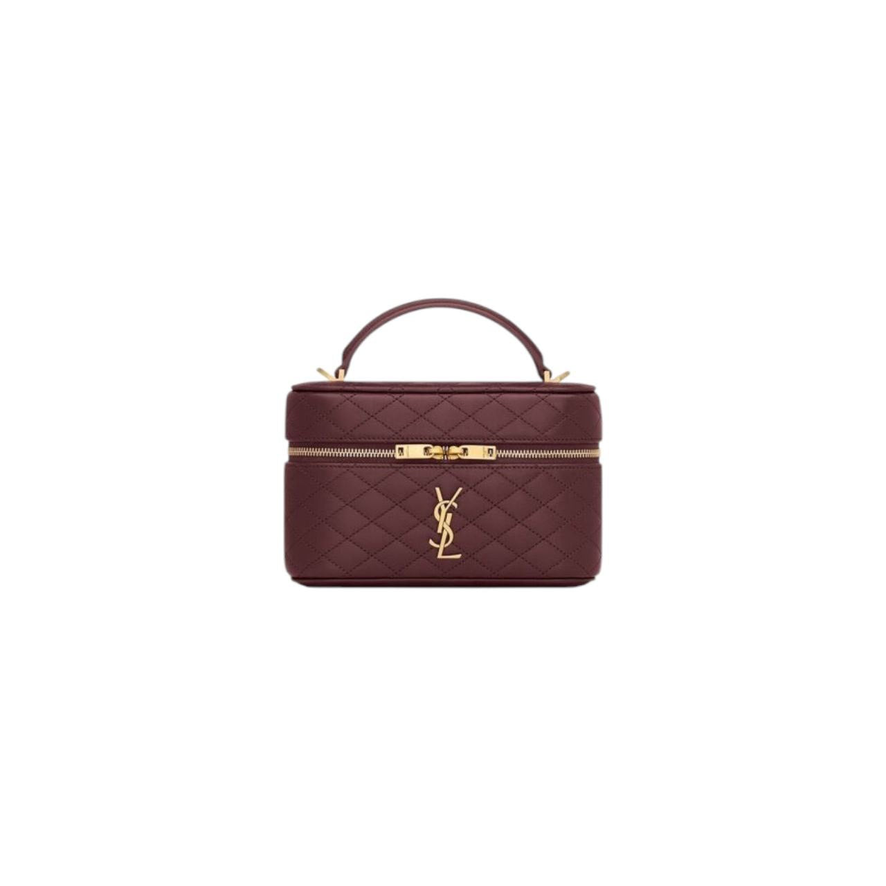 YSL Gaby Vanity Bag in pelle Bordeaux