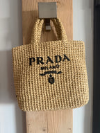 Prada borsa raffia
